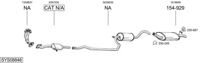 BOSAL SYS08848