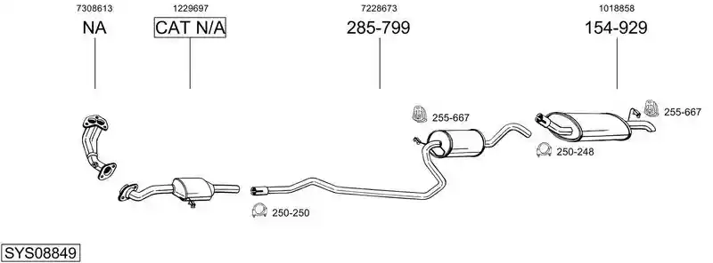 BOSAL SYS08849