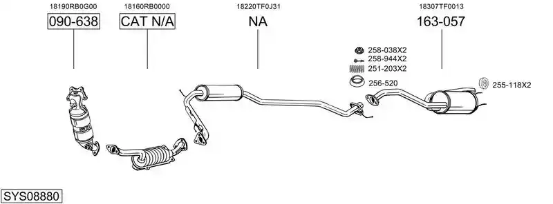 BOSAL SYS08880