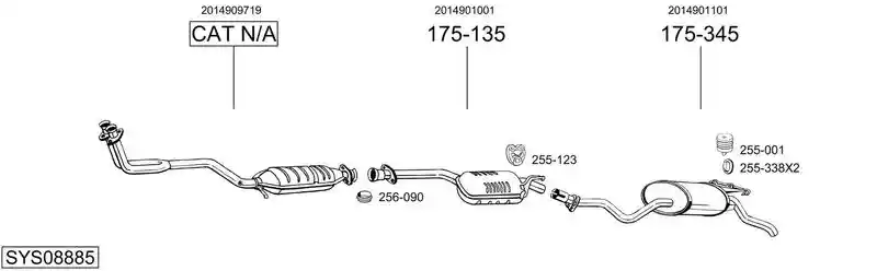 BOSAL SYS08885