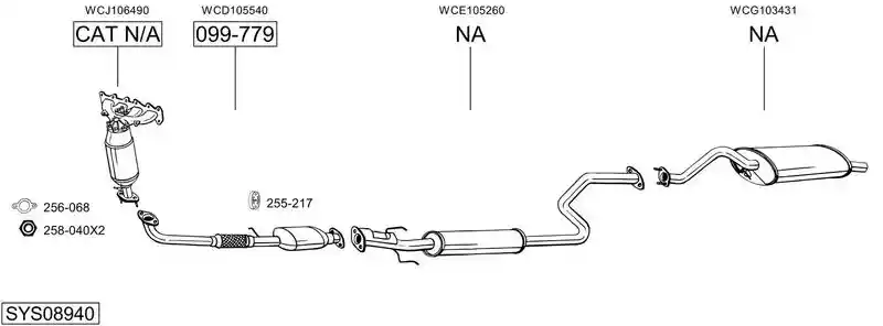 BOSAL SYS08940