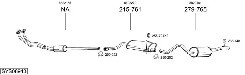 BOSAL SYS08943