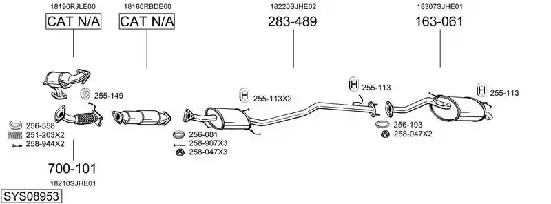 BOSAL SYS08953