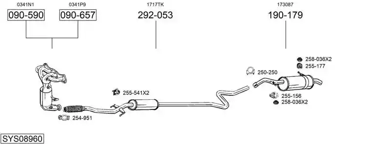 BOSAL SYS08960