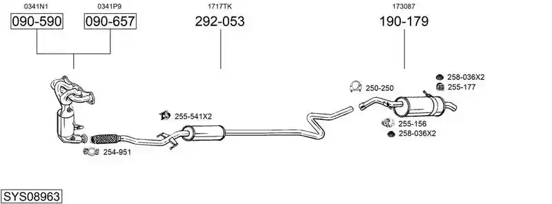 BOSAL SYS08963