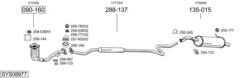 BOSAL SYS08977