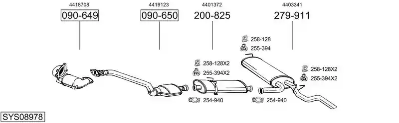 BOSAL SYS08978
