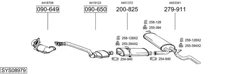BOSAL SYS08979