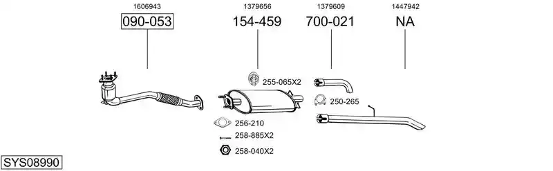 BOSAL SYS08990