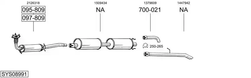 BOSAL SYS08991