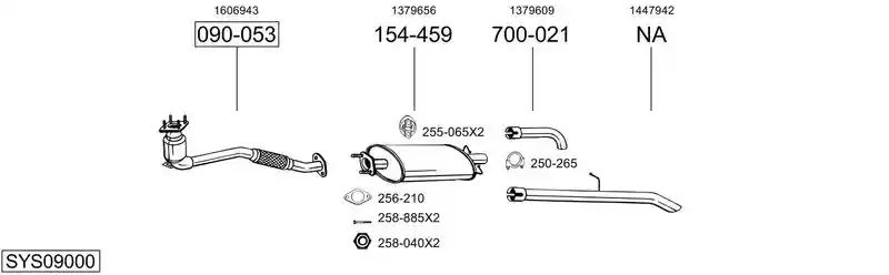 BOSAL SYS09000
