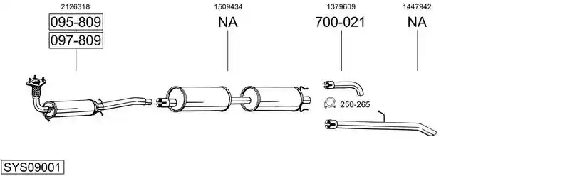 BOSAL SYS09001