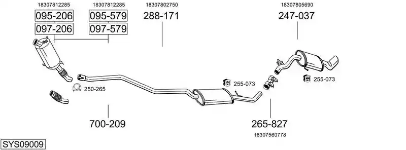 BOSAL SYS09009