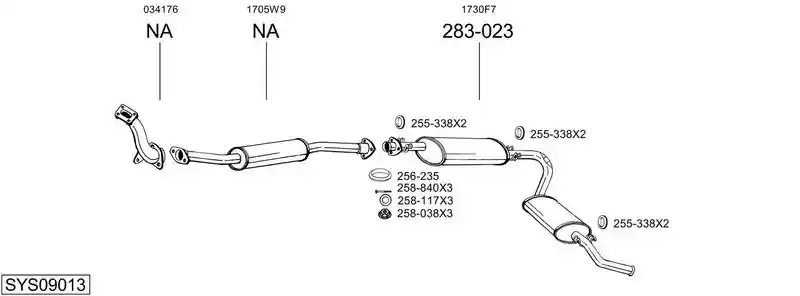 BOSAL SYS09013