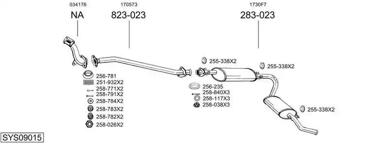 BOSAL SYS09015