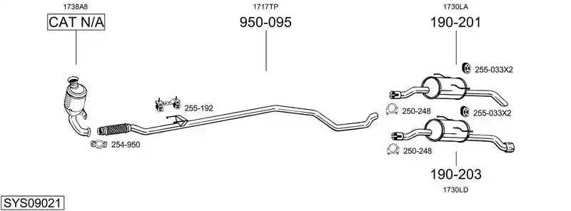 BOSAL SYS09021