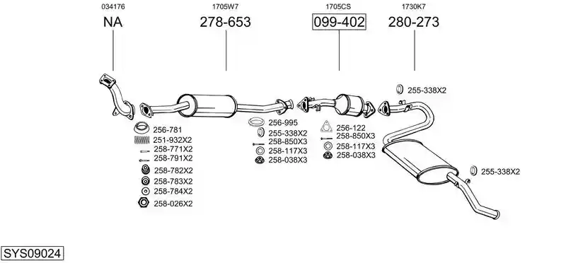 BOSAL SYS09024