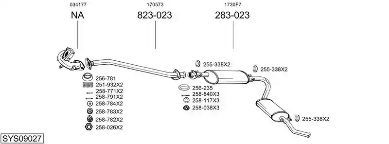 BOSAL SYS09027