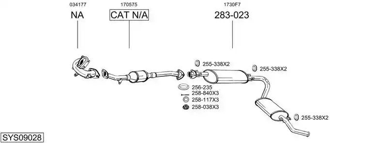 BOSAL SYS09028