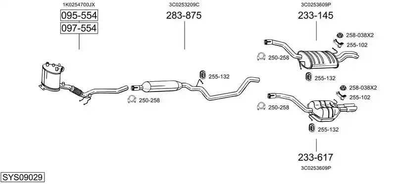 BOSAL SYS09029