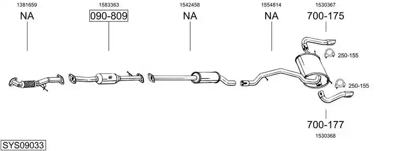BOSAL SYS09033