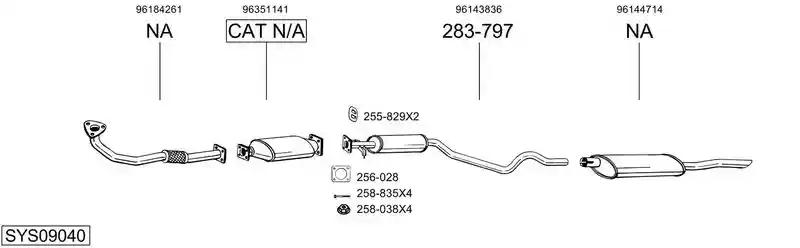 BOSAL SYS09040