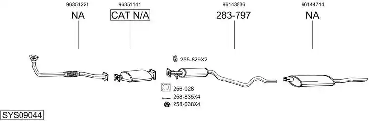 BOSAL SYS09044