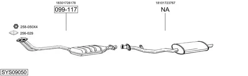 BOSAL SYS09050