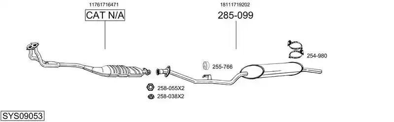 BOSAL SYS09053