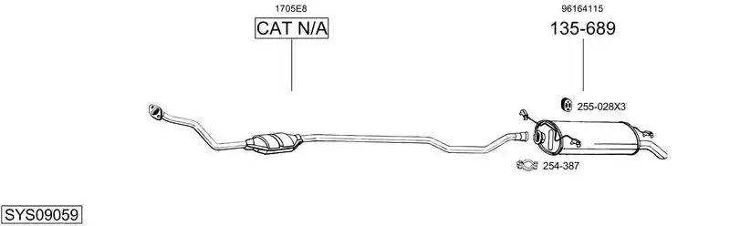 BOSAL SYS09059
