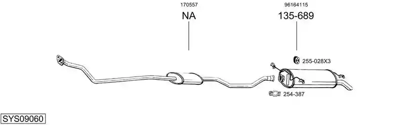 BOSAL SYS09060