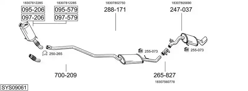 BOSAL SYS09061