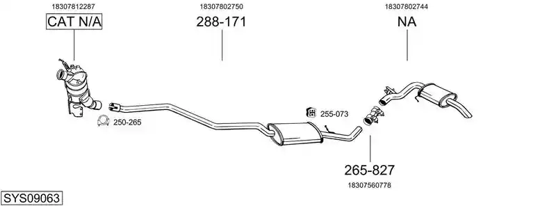 BOSAL SYS09063