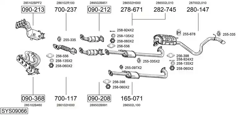 BOSAL SYS09066