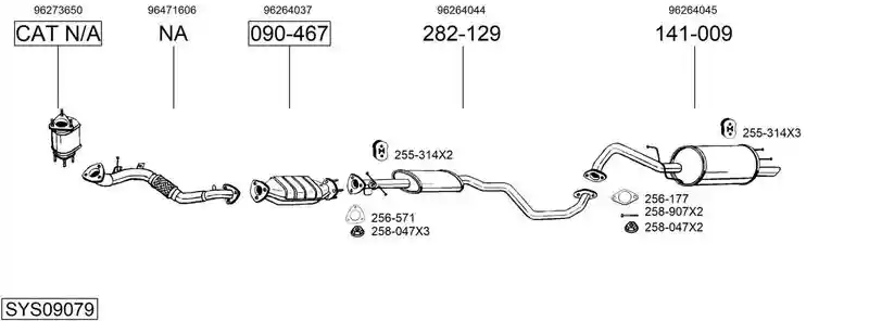 BOSAL SYS09079