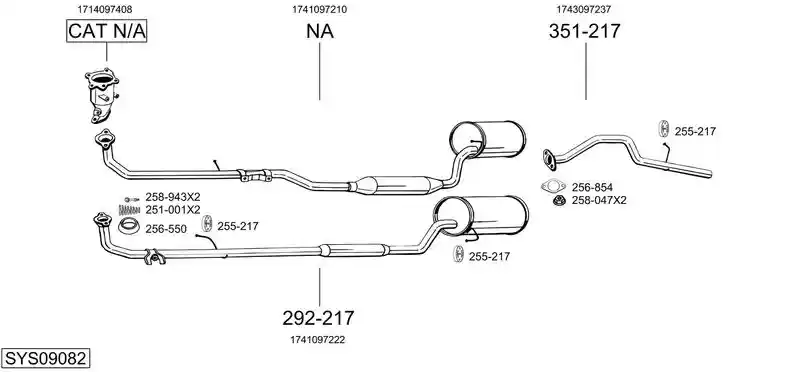 BOSAL SYS09082