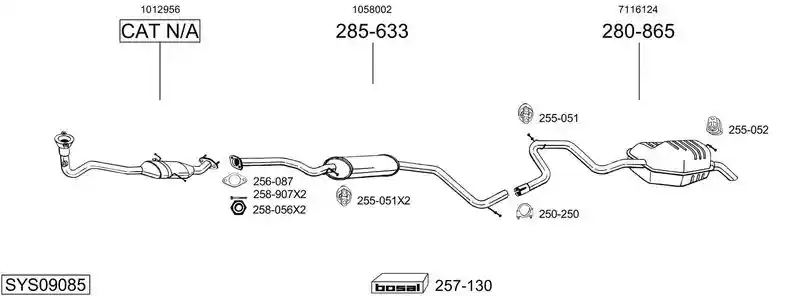 BOSAL SYS09085