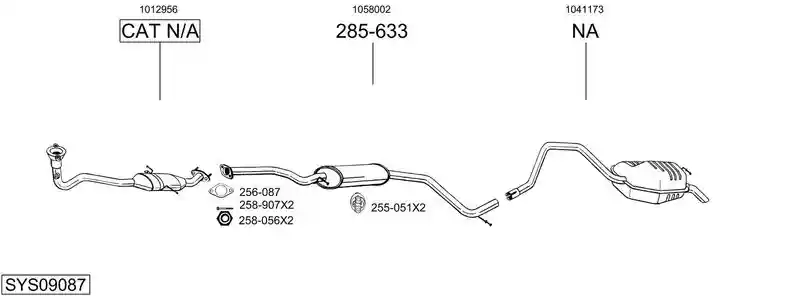 BOSAL SYS09087