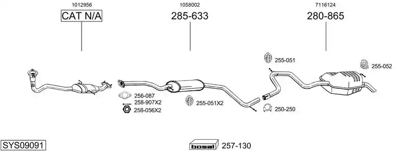 BOSAL SYS09091