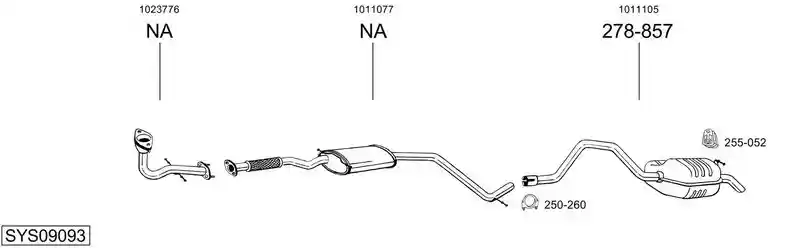 BOSAL SYS09093