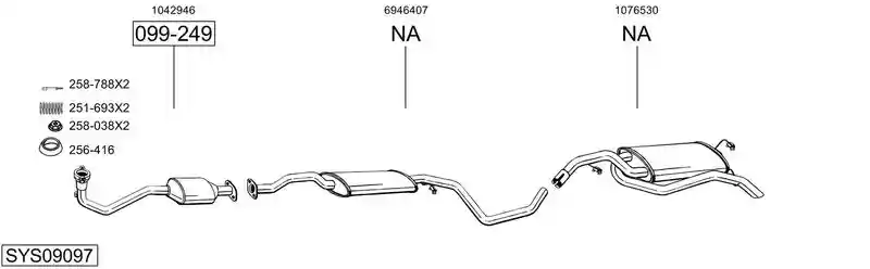 BOSAL SYS09097