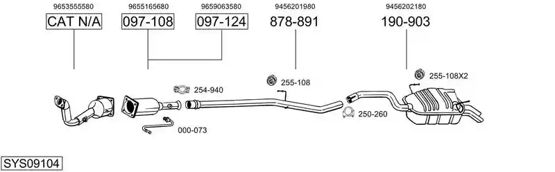 BOSAL SYS09104
