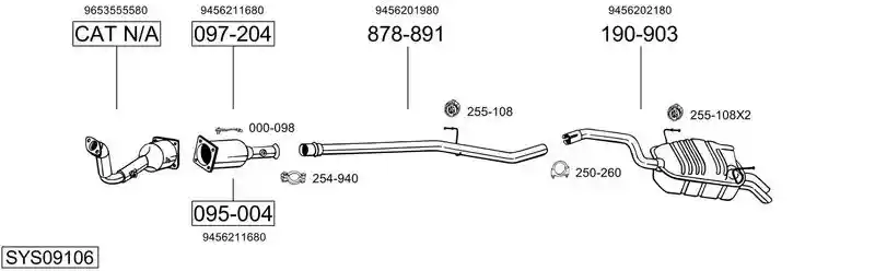 BOSAL SYS09106