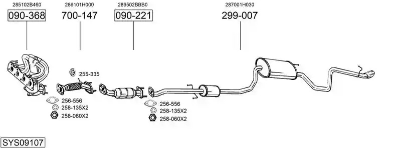 BOSAL SYS09107