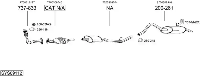 BOSAL SYS09112