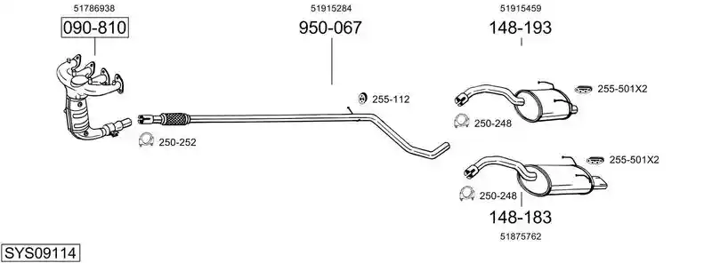 BOSAL SYS09114