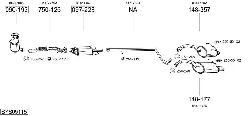 BOSAL SYS09115