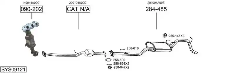 BOSAL SYS09121