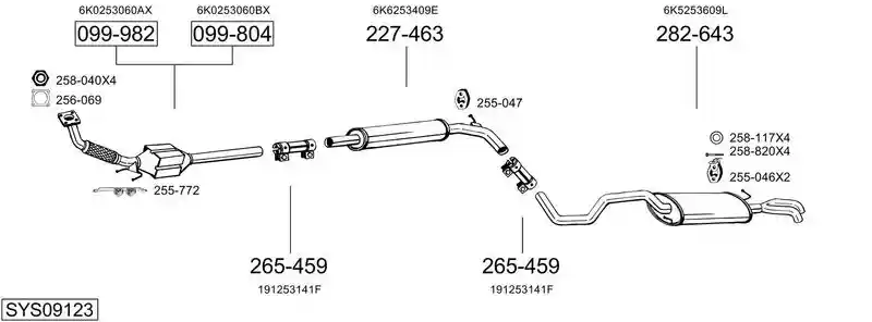 BOSAL SYS09123