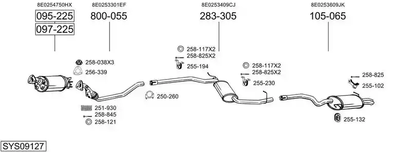 BOSAL SYS09127